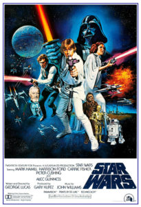 Star Wars: A New Hope. Movie Poster. Plot summary and story structure.