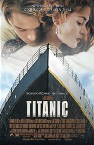 Titanic. Movie Poster. Plot summary and story structure.