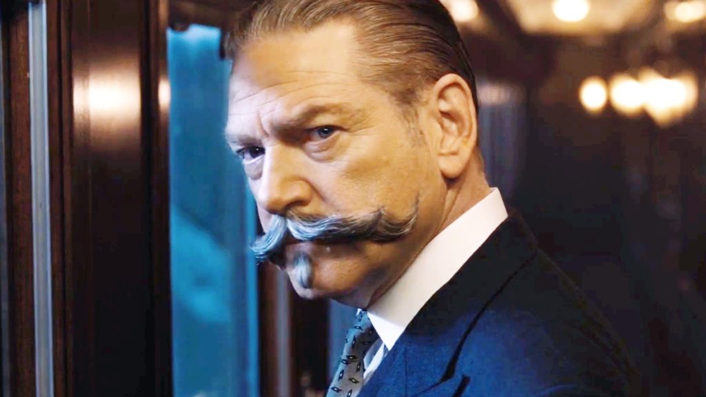 Murder on the Orient Express. Plot summary and story structure. Hercule Poirot and his elaborate mustache.