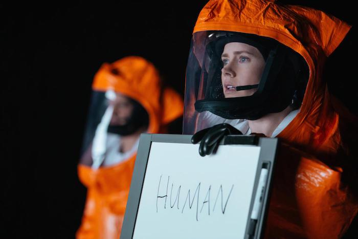 Arrival. Plot Summary. Louise shows the aliens the written word for Human.