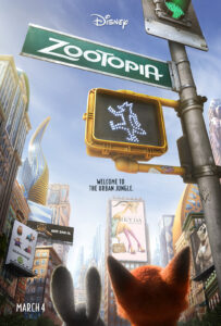 Movie Poster for Zootopia